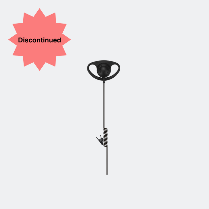 Motorola 11DZZ11 D Shaped Listen Only Earpiece