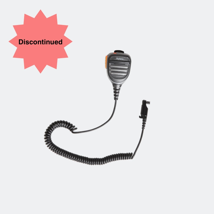 Hytera SM26N1 IP67 Rated Remote Speaker Mic – Emergency Button