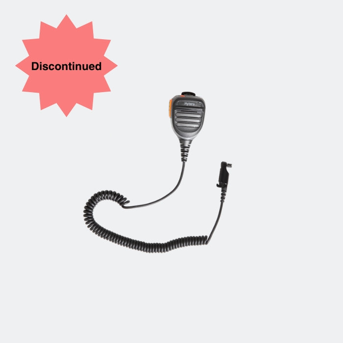 Hytera SM26N2 IP54 rated Remote Speaker Mic with Emergency Button