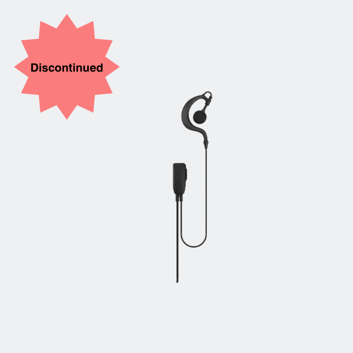 Motorola 11ECH1040 G Shape with Inline PTT and Lapel Microphone