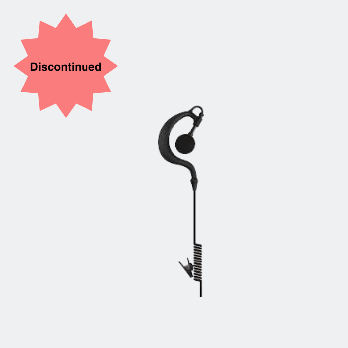 Motorola 11EZZ13 G Shape Listen Only Earhook