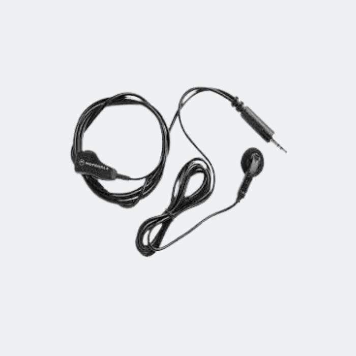 Motorola MDPMLN4519B Two Wire Earbud with Microphone and PTT combined