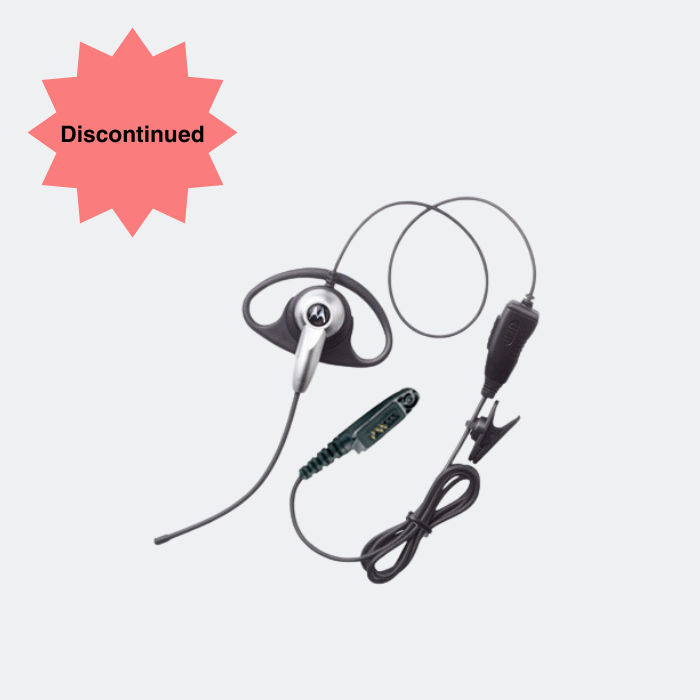 Motorola MDPMLN4657 D-Shape Earpiece, PTT, VOX (GP Series)