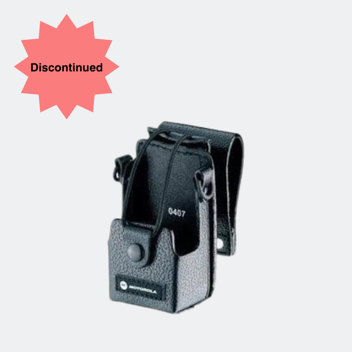 Motorola PMLN4471 Hard Leather Case, belt loop - GP344-388