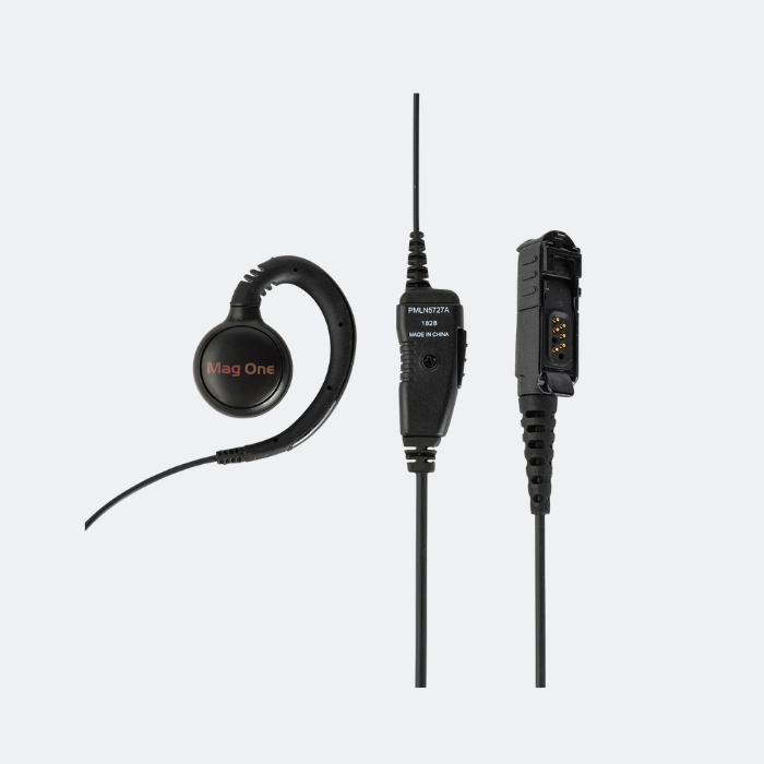 Motorola PMLN5727A Mag One Swivel earpiece with inline microphone
