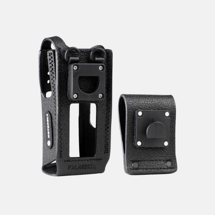 Motorola PMLN6097A Hard Leather Carry Case For Display Radio
