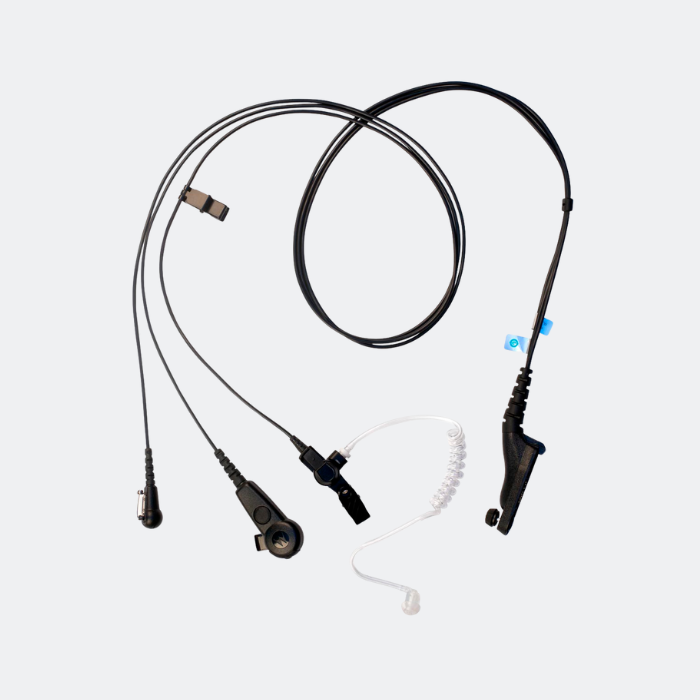 Motorola PMLN6123A IMPRES 3-Wire Surveillance – Black for MOTOTRBO