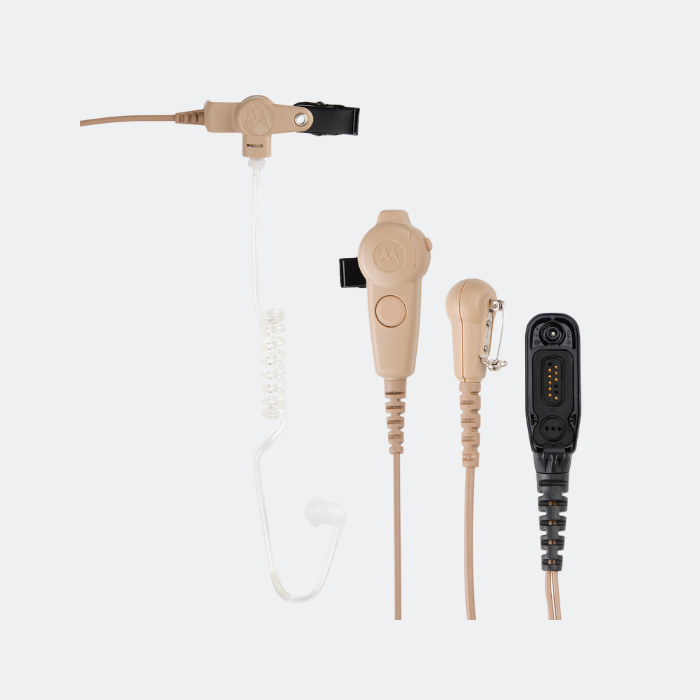Motorola PMLN6124A IMPRES 3-Wire Surveillance – Beige for MOTOTRBO