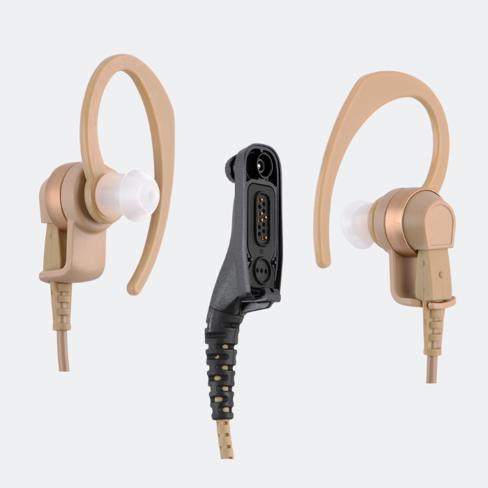 Motorola PMLN6126A Receive-only Earpiece – Beige for MOTOTRBO